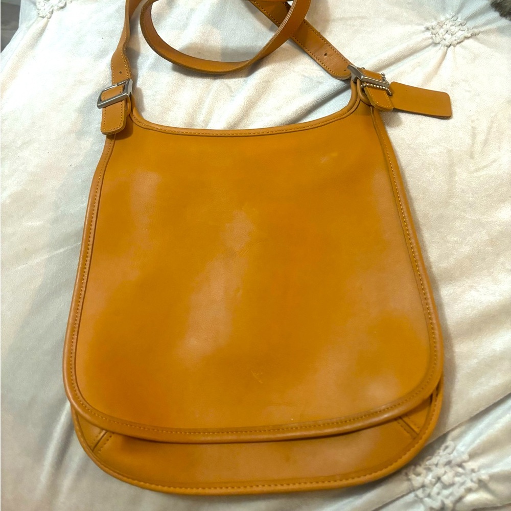 Coach leather bag